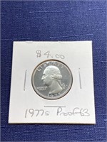 1977 s proof us quarter coin