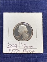 1977 s proof us quarter coin