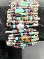 Handmade Beaded Bracelets, Cuff Bracelet