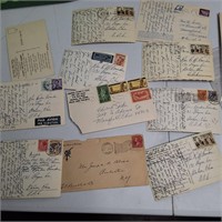 FLAT OF CANCELED POST CARDS-MISC