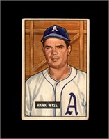 1951 Bowman #192 Hank Wyse VG to VG-EX+
