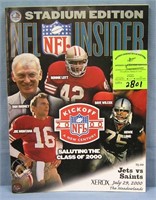 Stadium edition NFL Insider magazine