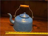 Enameled Teapot