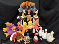 Lot of 18 Ty Beanie Babies Birds & Feather Friends