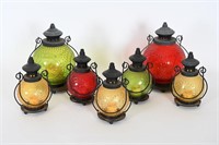 Patio Globe Glass Lanterns