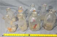 Vintage Milk Bottles (8)