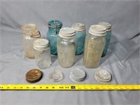 Vintage Glass Canning Jars (7)
