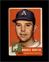 1953 Topps #227 Morris Martin P/F to GD+