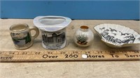 4 Small Vintage Souvenir Pieces