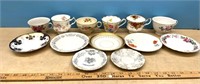 Assortment of Unmatched Teacups/Saucers