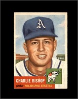 1953 Topps #186 Charlie Bishop VG to VG-EX+