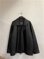 Extra Large Covington Leather Jacket Mens
