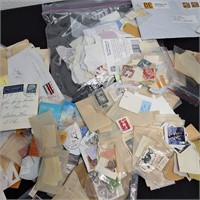 FLAT OF ASSORTED STAMPS-MISC