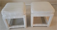 T - PAIR OF MATCHING STOOLS 20"T (N44)