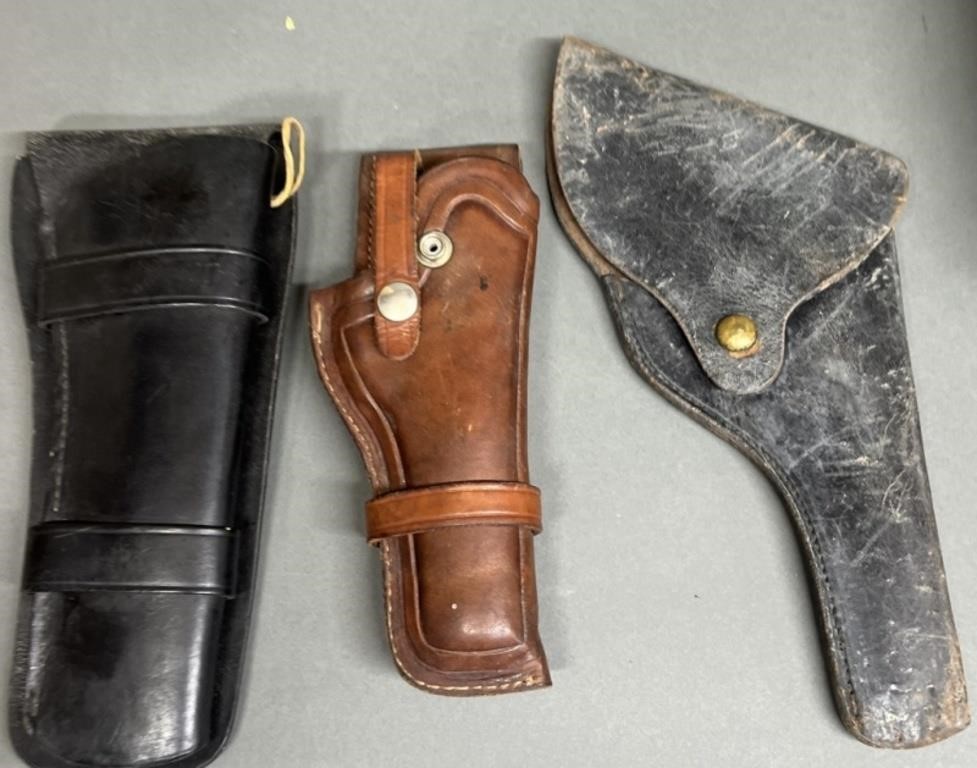 3 - Leather Pistol Holsters