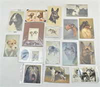 Group of Vintage Dog Postcards, Cards, & Ephemera