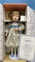 NIB Edwin M. Knowles "Lizzie" Porcelain Doll -