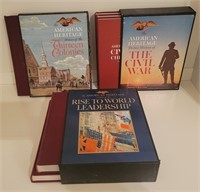 T - LOT OF 3 HISTORY BOOK SETS (N3)