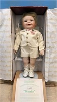 Ashton Drake Galleries "Brandon" Porcelain Doll