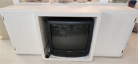 T - ENTERTAINMENT CONSOLE W/ TV & PLAYERS (L30)