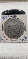 (1) 1898-S Silver One Dollar Coin