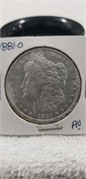 (1) 1881-O Silver One Dollar Coin