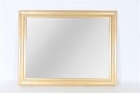 2.75ft x 3.75ft Framed Gold Finish Wall Mirror