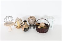 Home Decor - Baskets, Lanterns, Spheres, Vase