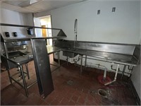 Stainless Steel Dishwashing Station