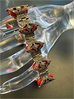Sterling silver marcasite bracelet