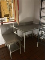 Stainless Steel Prep Table & More