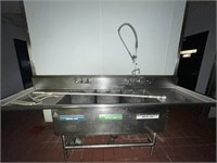 Stainless Steel 3 Basin Sink