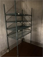 Metro Green Epoxy Coated Wire Shelving Unit