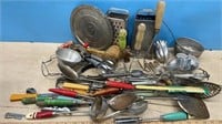 Quantity of Vintage Kitchen Tools.  NO SHIPPING