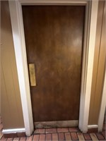 Wood Bathroom Door