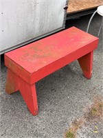 Vintage wooden bench