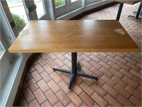 Oak Top Restaurant Table