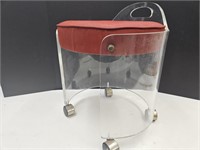 MCM Lucite / Acrylic ? Rolling Vanity Seat