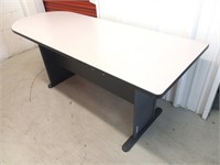 Large desk / table gray heavy