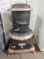 Cast Iron & Metal  King Bee Pot Belly Stove 28X47