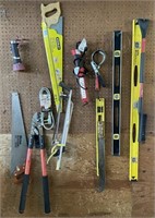Assortment Of Tools On The Wall