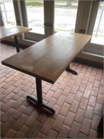 Oak Top Restaurant Table