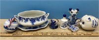 Blue & White Collectibles
