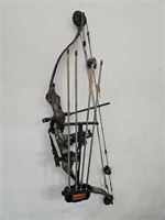Bear Compound Bow with Stablizer, Arrows & Bag