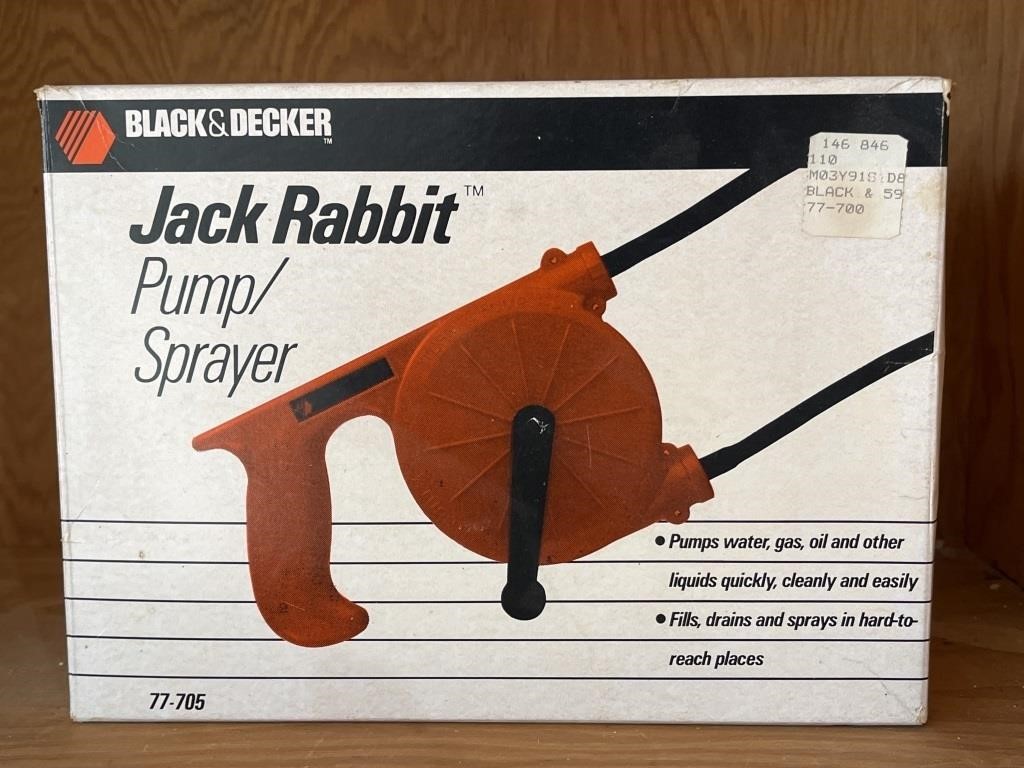 Black & Decker Jackrabbit Pump Sprayer