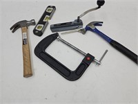 C Clamp, Hammers Hand Tool Lot