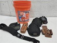 Knee Pads, Tool Pouches & 5 Gal Bucket