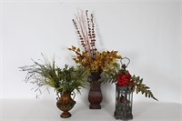 Floral Arrangements, Vases, Lantern