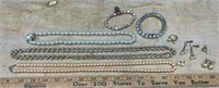 Assorted Costume Necklaces, Bracelets & Earrings
