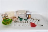 Plastic Food Storage, Spoons, Jello Mold